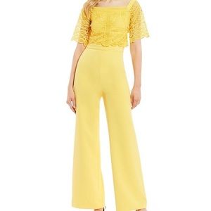 Antonio Melani yellow jumpsuit, size 10